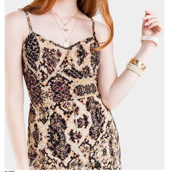 NWT Snakeskin Jumpsuit   - Picture 4 of 4